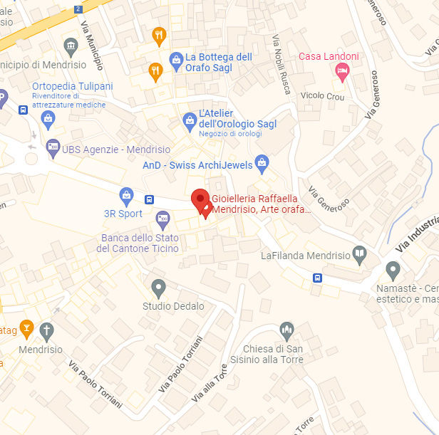 Come raggiungere Raffaella Gioielli a Mendrisio